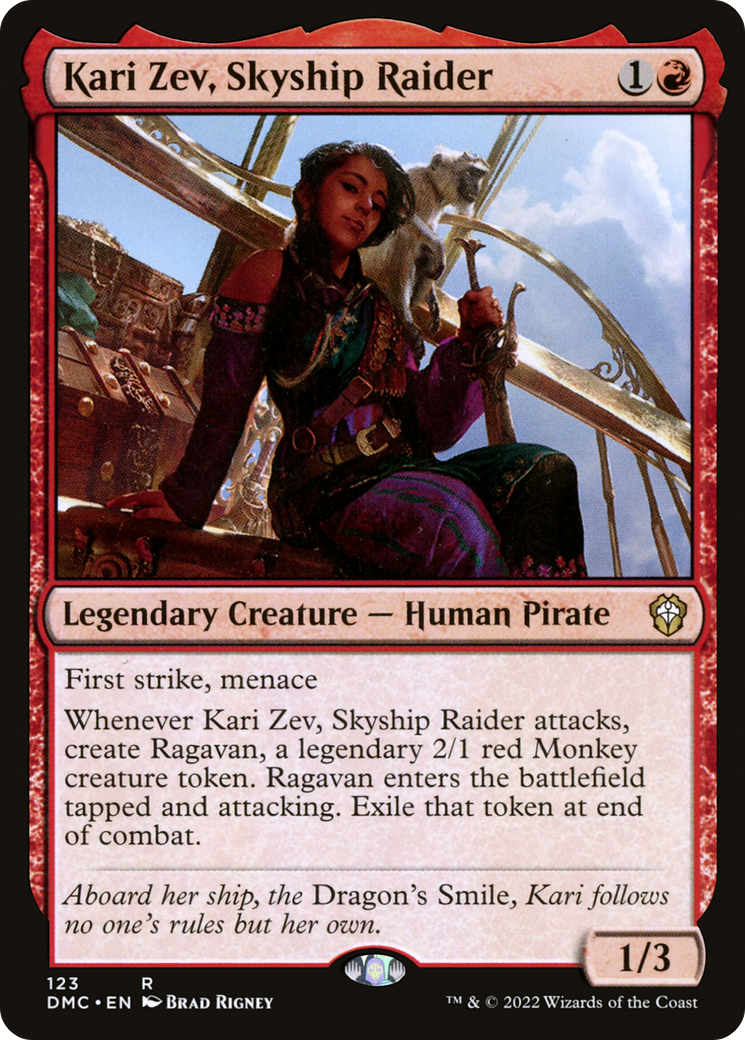 Kari Zev, Skyship Raider [Dominaria United Commander]-1