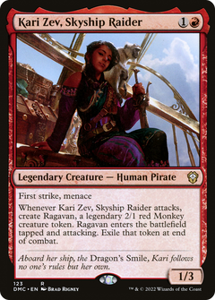 Kari Zev, Skyship Raider [Dominaria United Commander]-1