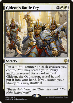 Gideon's Battle Cry [War of the Spark]-1