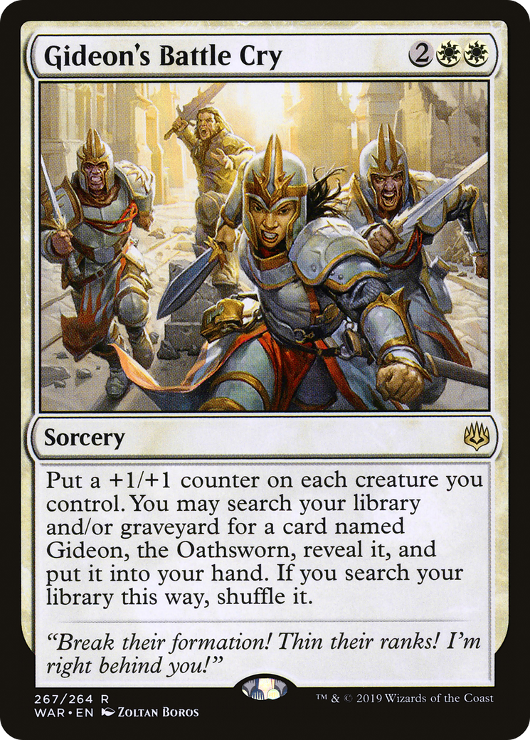 Gideon's Battle Cry [War of the Spark]-1