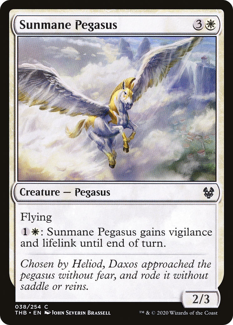 Sunmane Pegasus [Theros Beyond Death]-1