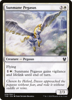Sunmane Pegasus [Theros Beyond Death]-1