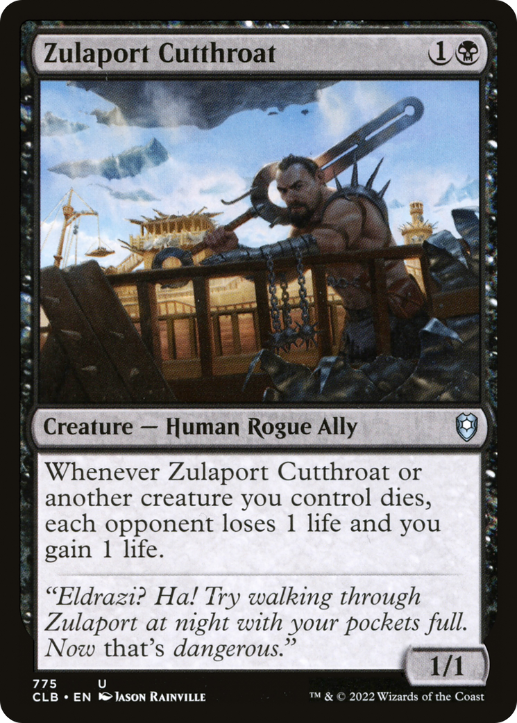 Zulaport Cutthroat (CLB-775) - Commander Legends: Battle for Baldur's Gate-1