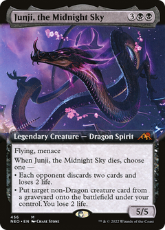Junji, the Midnight Sky (Extended Art) [Kamigawa: Neon Dynasty]-1