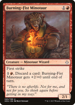 Burning-Fist Minotaur [Hour of Devastation]-1