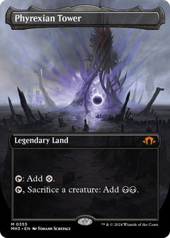 Phyrexian Tower (Borderless) [Modern Horizons 3]-1