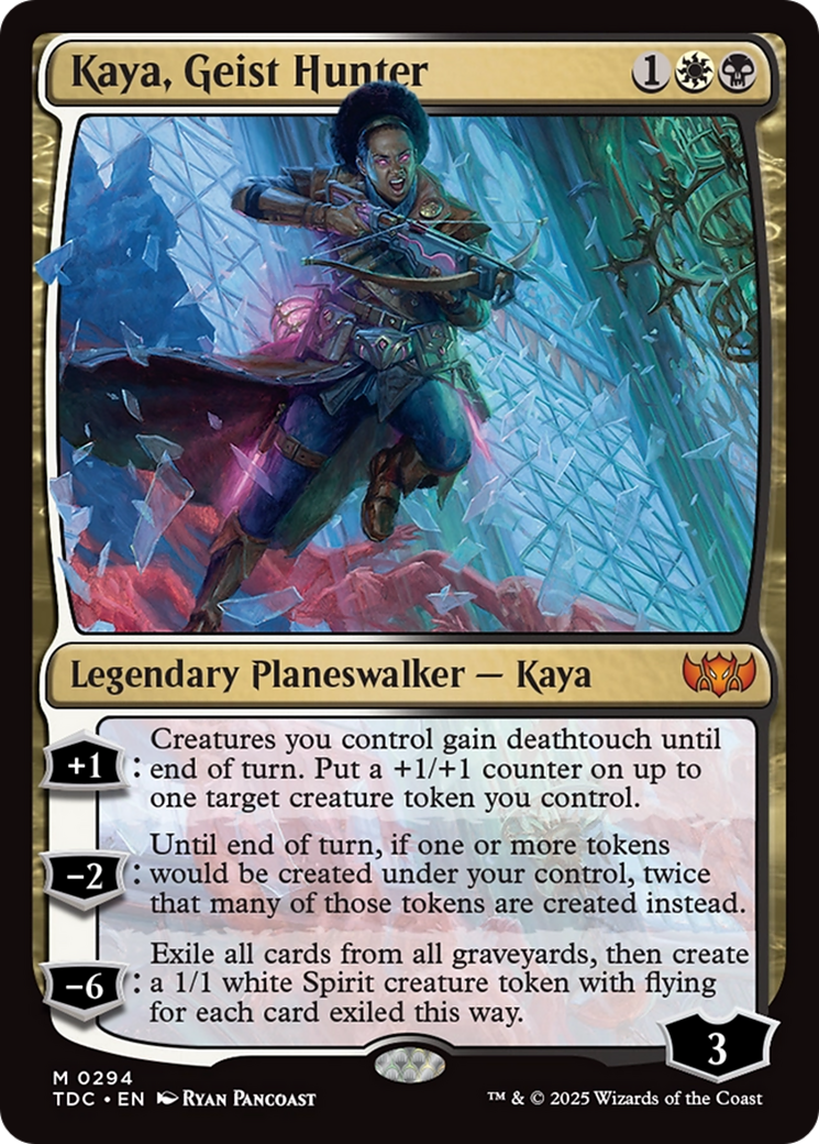 Kaya, Geist Hunter [Tarkir: Dragonstorm Commander]-1