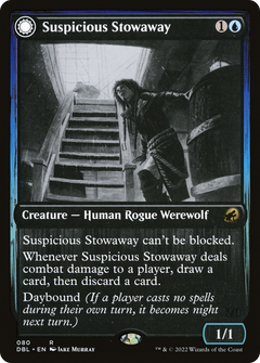Suspicious Stowaway // Seafaring Werewolf [Innistrad: Double Feature]-3