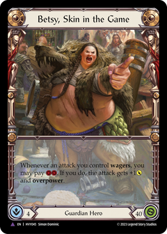 Betsy, Skin in the Game (Marvel) [HVY045] (Heavy Hitters)  Cold Foil-1