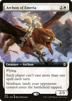 Archon of Emeria (Extended Art) [Zendikar Rising]-1