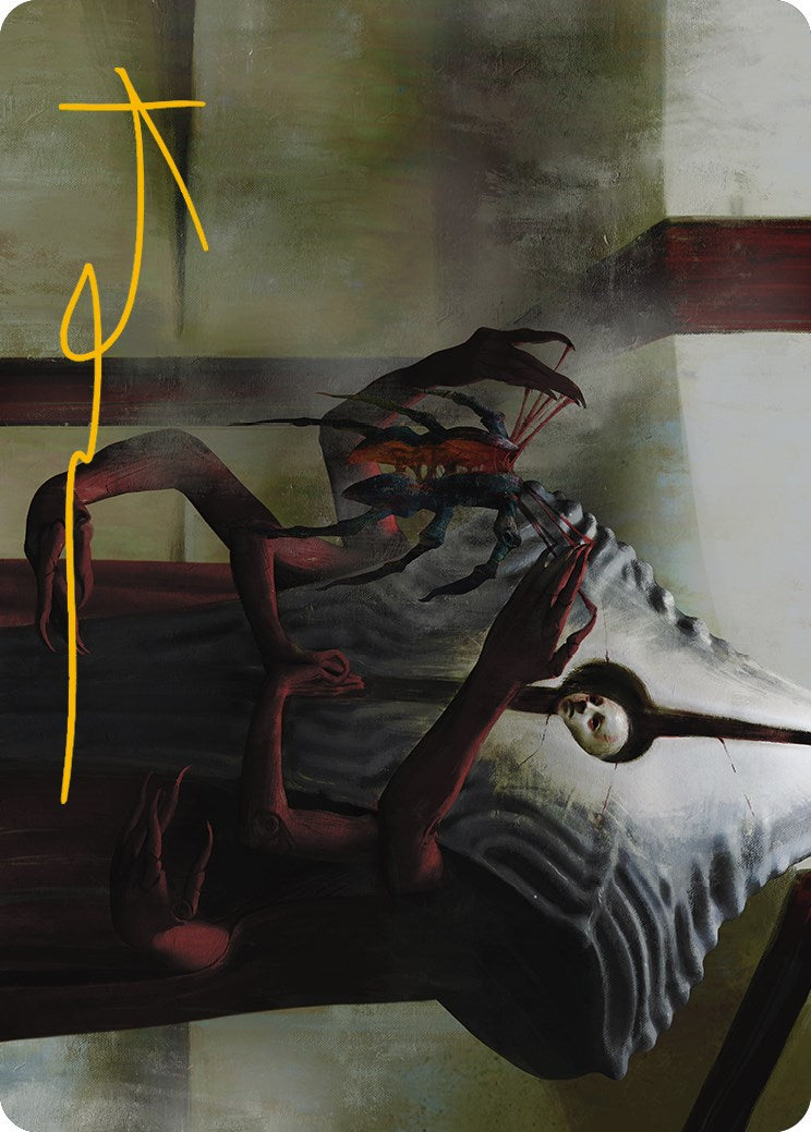 Vivisection Evangelist Art Card (Gold-Stamped Signature) [Phyrexia: All Will Be One Art Series]-1