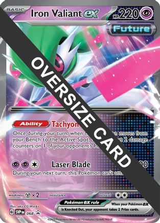 Iron Valiant ex (068) (Jumbo Card) [Scarlet & Violet: Paradox Rift]-1