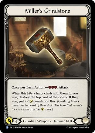 Miller's Grindstone (HVY050) - Heavy Hitters Rainbow Foil