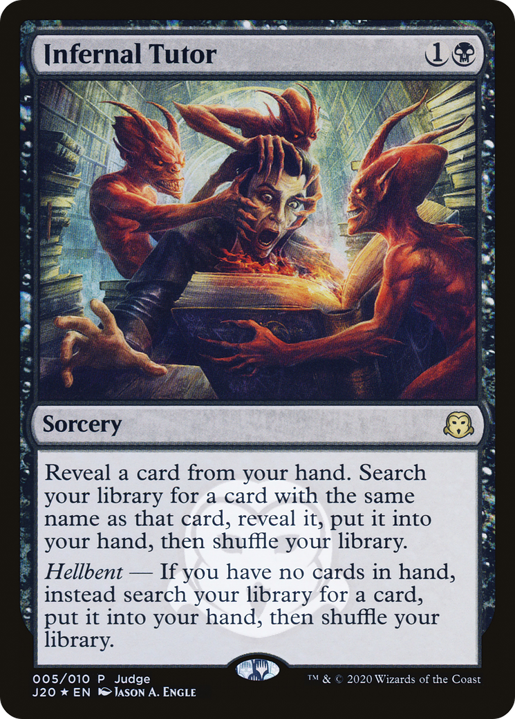 Infernal Tutor [Judge Gift Cards 2020]-1