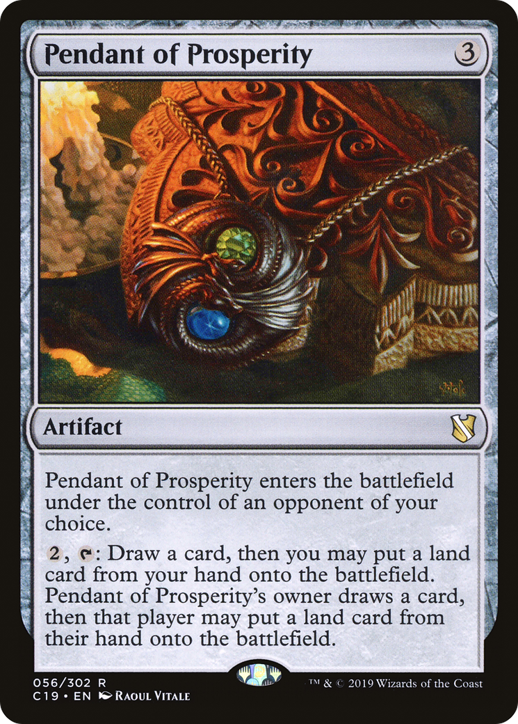 Pendant of Prosperity [Commander 2019]-1