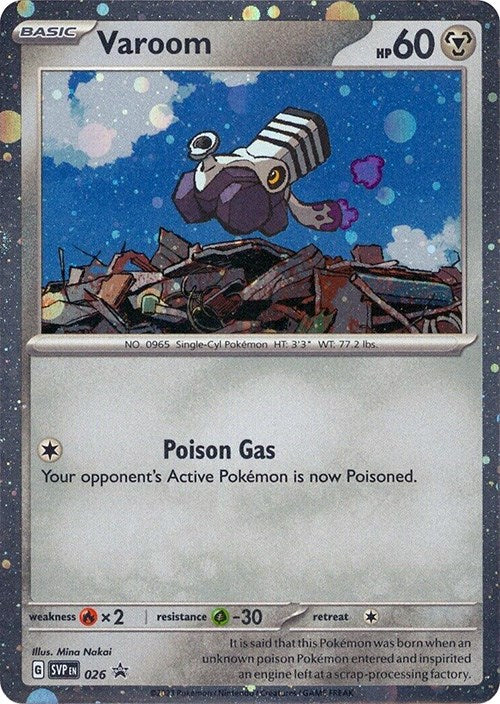 Varoom (026) (Cosmos Holo) [Scarlet & Violet: Black Star Promos]-1