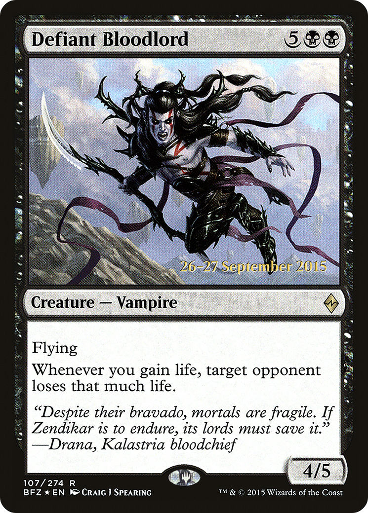 Defiant Bloodlord [Battle for Zendikar Prerelease Promos]-1