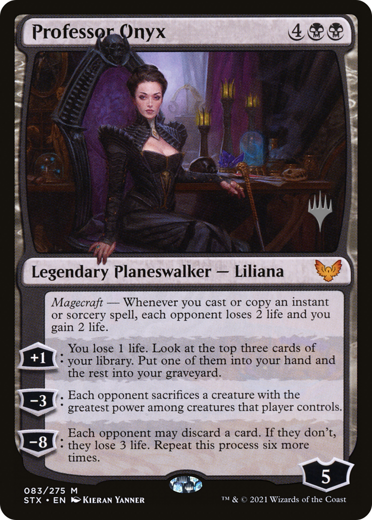 Professor Onyx (Promo Pack) [Strixhaven: School of Mages Promos]-1