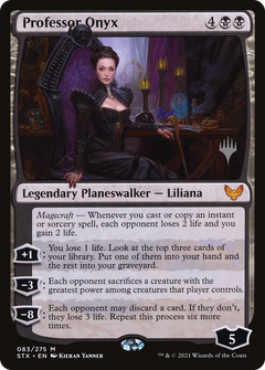 Professor Onyx (Promo Pack) [Strixhaven: School of Mages Promos]-1