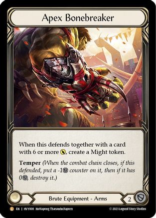 Apex Bonebreaker [HVY008] (Heavy Hitters)  Rainbow Foil-1
