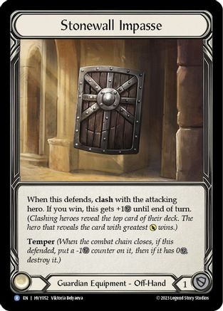 Stonewall Impasse [HVY052] (Heavy Hitters)  Cold Foil-1