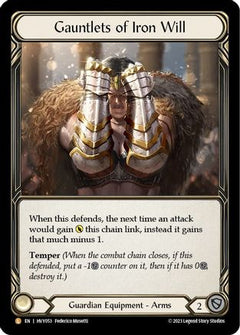 Gauntlets of Iron Will [HVY053] (Heavy Hitters)  Cold Foil-1