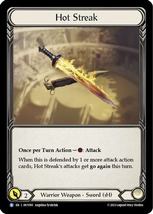 Hot Streak [HVY095] (Heavy Hitters)  Cold Foil-1