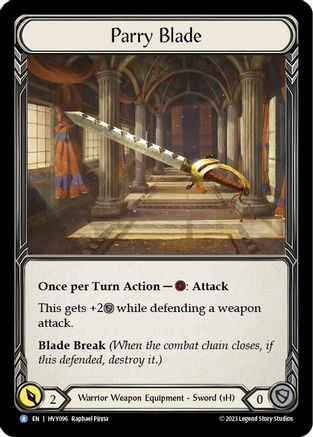 Parry Blade [HVY096] (Heavy Hitters)  Cold Foil-1