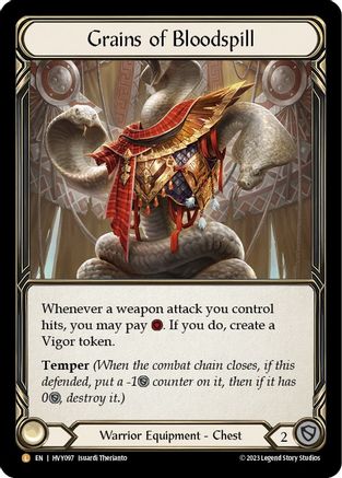 Grains of Bloodspill [HVY097] (Heavy Hitters)  Rainbow Foil-1