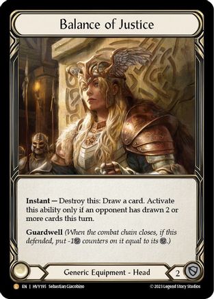 Balance of Justice [HVY195] (Heavy Hitters)  Rainbow Foil-1