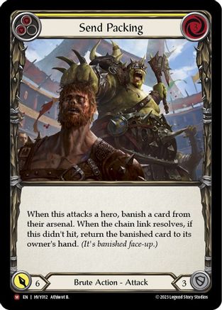 Send Packing [HVY012] (Heavy Hitters)  Rainbow Foil-1