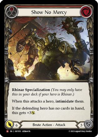 Show No Mercy [HVY013] (Heavy Hitters)  Rainbow Foil-1