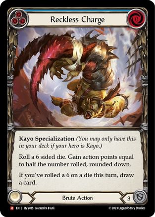 Reckless Charge [HVY015] (Heavy Hitters)  Rainbow Foil-1