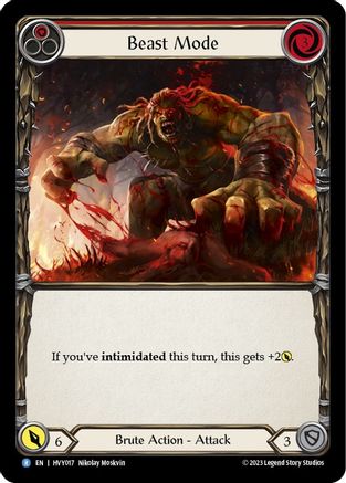 Beast Mode (Red) [HVY017] (Heavy Hitters)-1