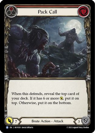 Pack Call (Red) [HVY020] (Heavy Hitters)-1