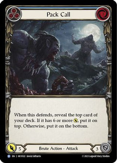 Pack Call (Blue) [HVY022] (Heavy Hitters)  Rainbow Foil-1