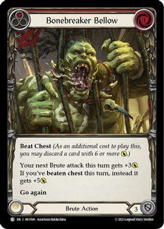 Bonebreaker Bellow (Red) [HVY041] (Heavy Hitters)  Rainbow Foil-1