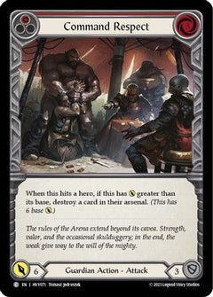 Command Respect (Red) [HVY071] (Heavy Hitters)  Rainbow Foil-1