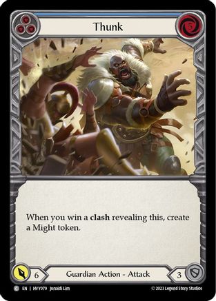 Thunk (Blue) [HVY079] (Heavy Hitters)  Rainbow Foil-1