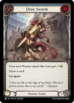 Draw Swords (Blue) [HVY123] (Heavy Hitters)  Rainbow Foil-1