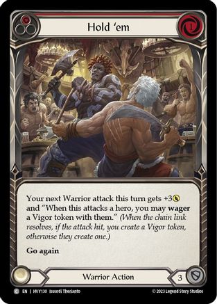 Hold 'em (Red) [HVY130] (Heavy Hitters)  Rainbow Foil-1