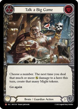 Talk a Big Game [HVY136] (Heavy Hitters)  Rainbow Foil-1