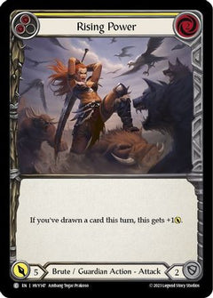 Rising Power (Yellow) [HVY147] (Heavy Hitters)  Rainbow Foil-1