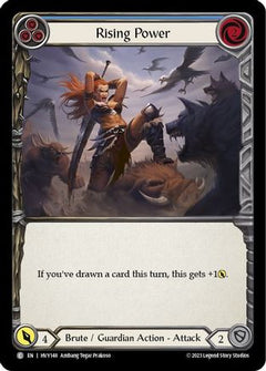 Rising Power (Blue) [HVY148] (Heavy Hitters)  Rainbow Foil-1