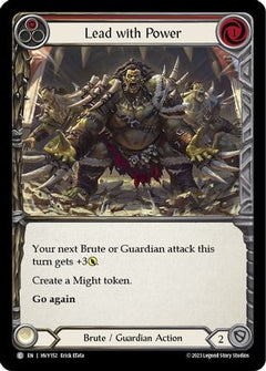 Lead with Power (Red) [HVY152] (Heavy Hitters)  Rainbow Foil-1
