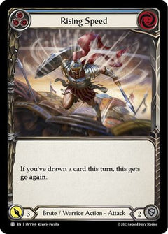 Rising Speed (Blue) [HVY168] (Heavy Hitters)  Rainbow Foil-1
