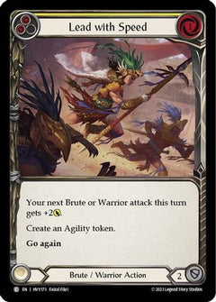 Lead with Speed (Yellow) [HVY173] (Heavy Hitters)  Rainbow Foil-1