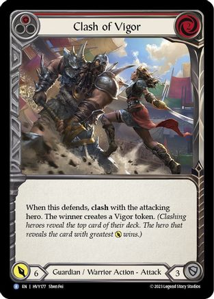 Clash of Vigor (Red) [HVY177] (Heavy Hitters)-1