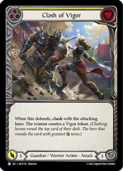 Clash of Vigor (Yellow) [HVY178] (Heavy Hitters)  Rainbow Foil-1