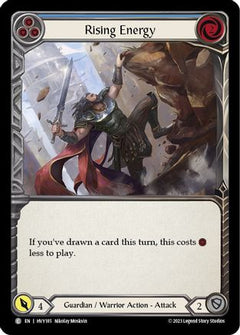 Rising Energy (Blue) [HVY185] (Heavy Hitters)  Rainbow Foil-1
